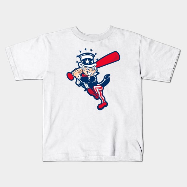 Yankee Uncle Sam Kids T-Shirt by Joebarondesign